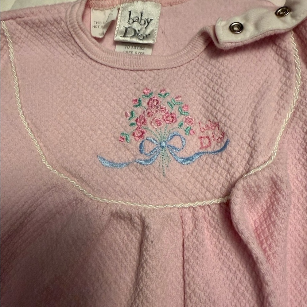 Vintage Baby Dior Onesie - Picture 2 of 3